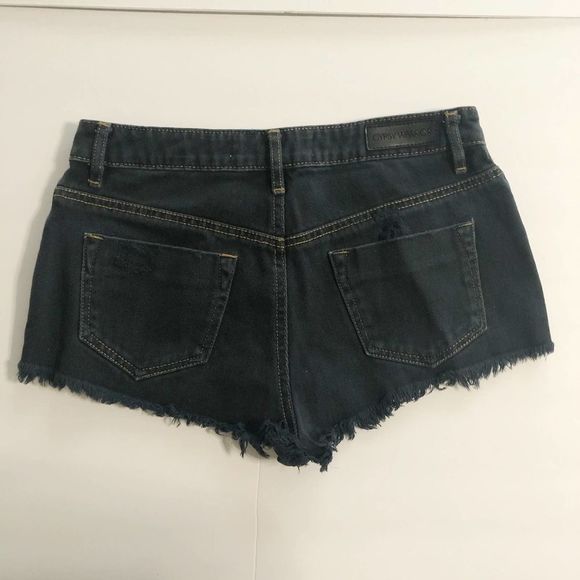Gypsy Warrior Distressed Denim Shorts - Picture 2 of 6